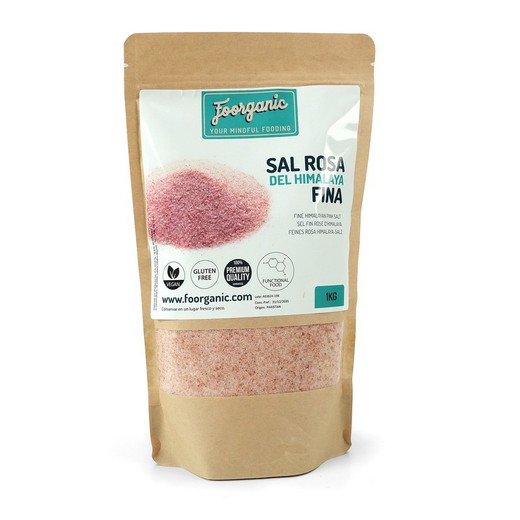 Fint Himalaya rosa salt, 1 kg