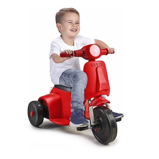 Scooter 3x1 6V em vermelho