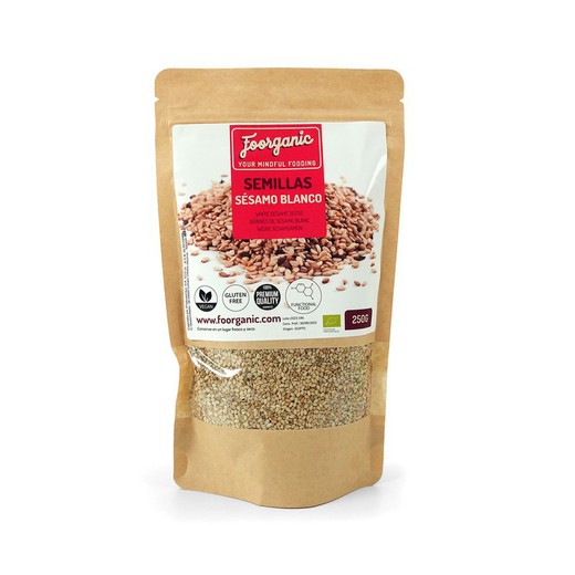 Sementes de gergelim branco ECO, 250 gr