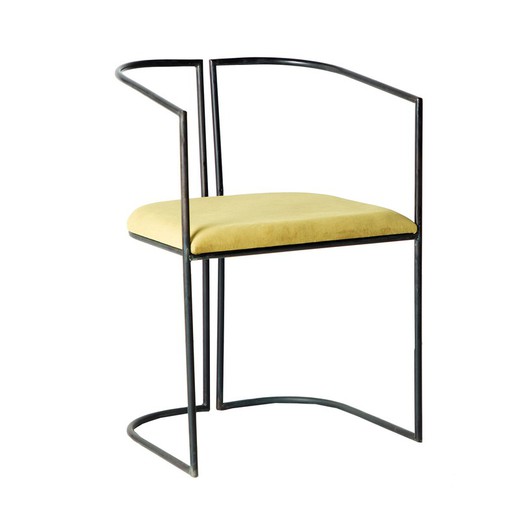 Alles iron chair, 53x51x79 cm