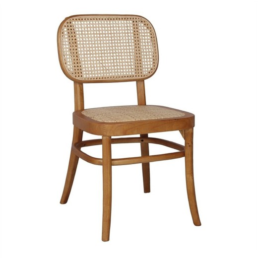 Καρέκλα Bianca από φυσικό ξύλο, 45x41x83 cm