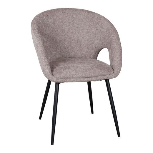 Gray fabric dining chair, 58 x 57 x 81 cm | Gemini