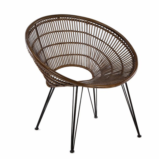 Wicker chair, 71x79x80 cm