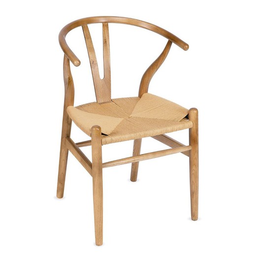 Salma Elm stoel, 49x42x78cm