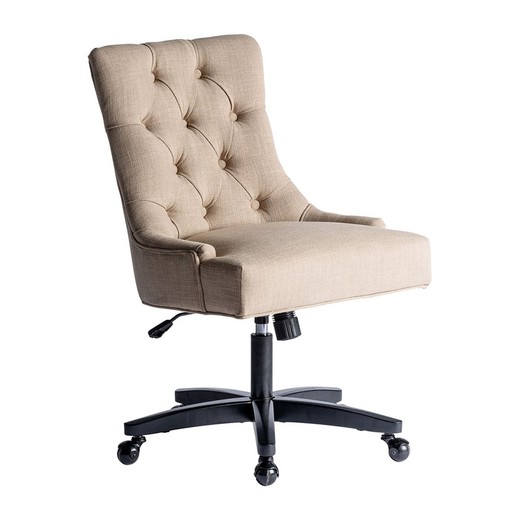 Beżowe krzesło sosnowe Sora, 55x64x102cm