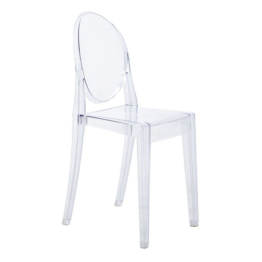 Transparent polycarbonate chair, 38 x 50 x 90 cm | Vinci