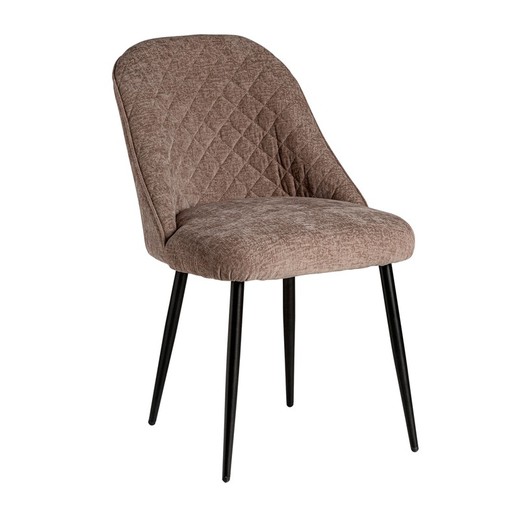 Krzesło z poliestru w kolorze ciemnoszarym, 53 x 62 x 84 cm | Renung