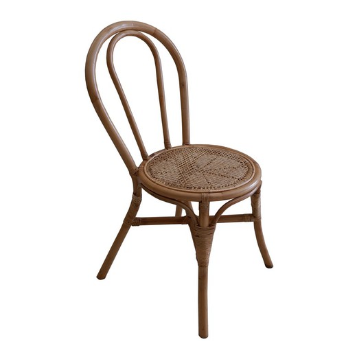 Rattan chair in natural, 42 x 52 x 90 cm | Parma