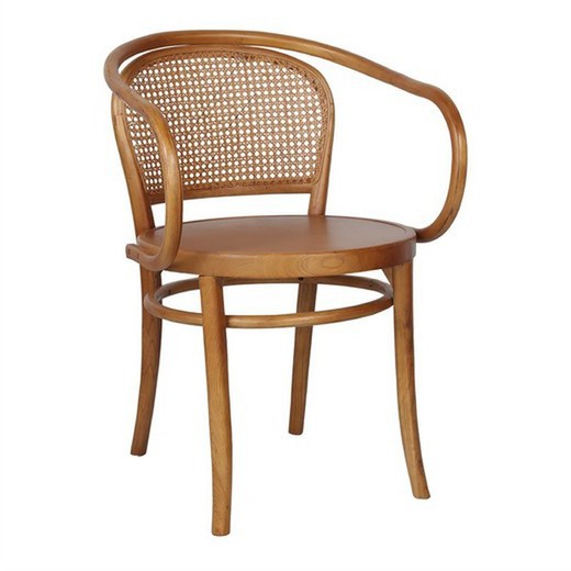 Silla Desmond de Madera Marrón, 56x51,5x83cm