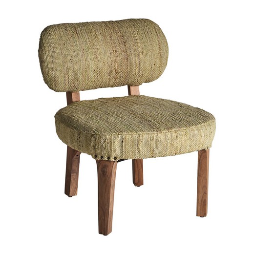 Cadeira Huntly de madeira de manga camelo, 60 x 66 x 74 cm