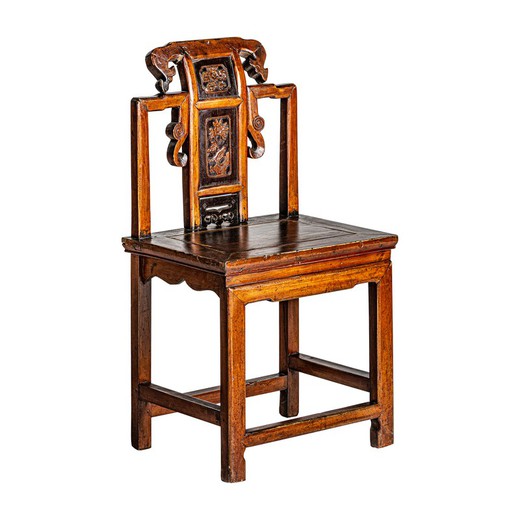 Krzesło SAITLAW z naturalnego wiązu, 50x40x100 cm.