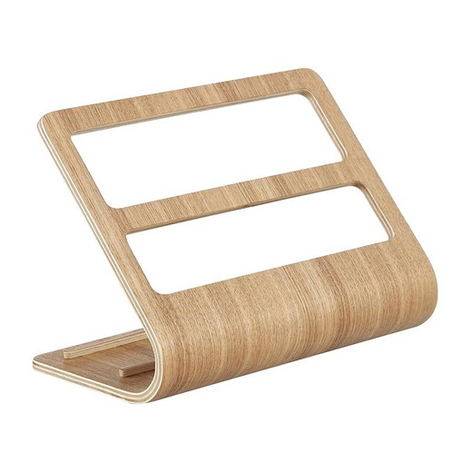 Supporto per tablet in legno naturale, 23 x 12 x 15 cm | Rin