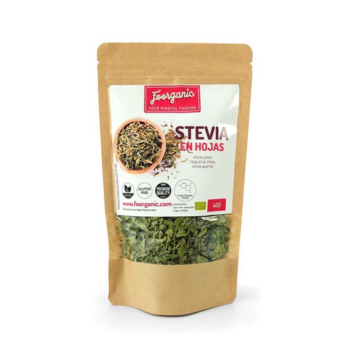 Stevia ECO in leaves, 40 gr