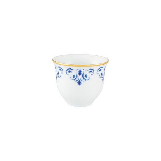 Porcelain coffee cup in multicolor, Ø 6 x 5.1 cm | Transatlantic