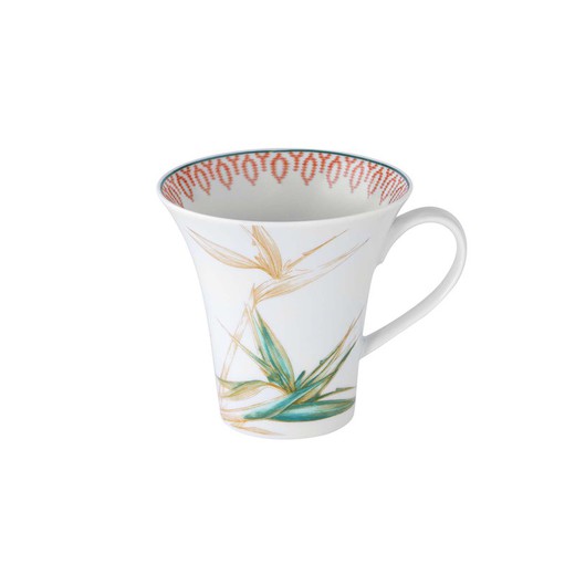Mug en porcelaine Fidji, 14,1x11,5x11,2 cm