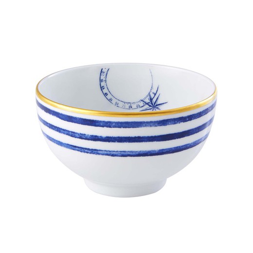 Tigela de arroz de porcelana Transatlântica, Ø11x6,5 cm