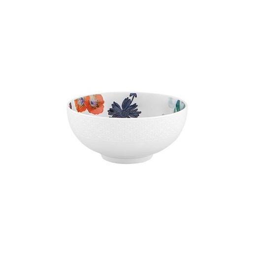 Porcelain soup bowl in multicolor, Ø 14.1 x 6.4 cm | Duality