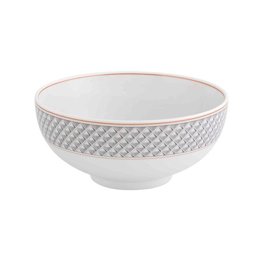 Porcelain soup bowl in multicolor, Ø 14.1 x 6.4 cm | Maya