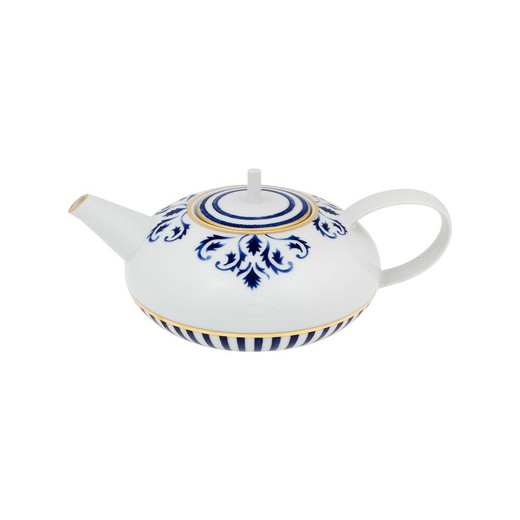 Transatlântica porcelain teapot, 26.5x18x12 cm