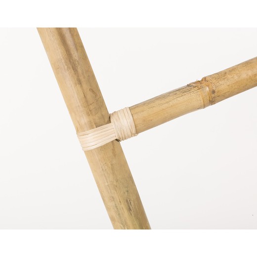 Escalera toallero bambú natural
