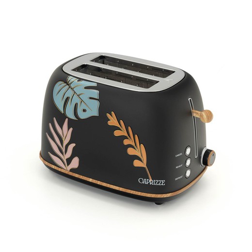 Toaster im Blattdesign, 29,2 x 18 x 19 cm | kaito