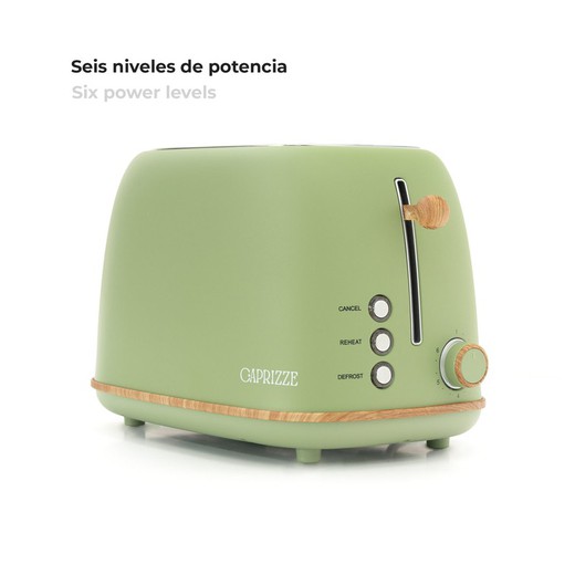 Pack of green appliances, 1 espresso machine + 1 toaster