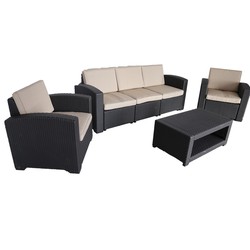 Resin garden deals sofa