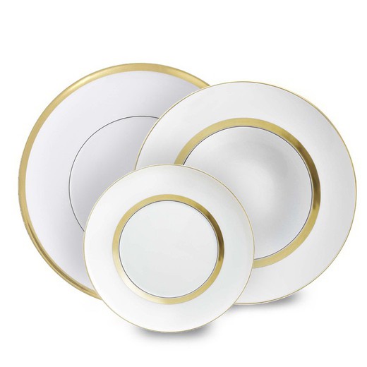 Domo Gold 18-Piece Dinnerware