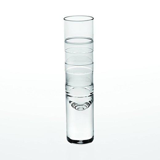 Vaso de chupito de cristal transparente, Ø 3,6 x 16 cm | Vinyl