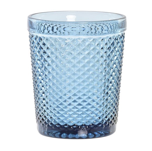 Bicchiere in vetro blu, Ø 8 x 10 cm | Da Gama