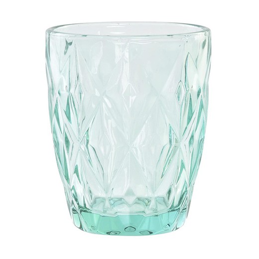 Bicchiere in cristallo turchese, Ø 8 x 10 cm | Magellano