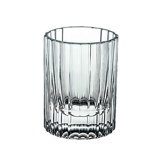 Vaso de cristal transparente, Ø 9,5 x 23 cm | Les Bains