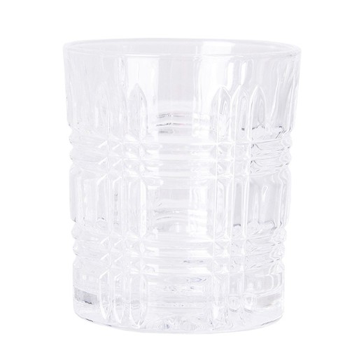 Transparent glass cup, Ø 8 x 9 cm | Ime