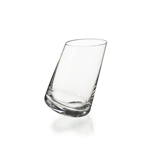 Hohes Whiskyglas aus klarem Glas, Ø 7 x 12,5 cm | Sansibar