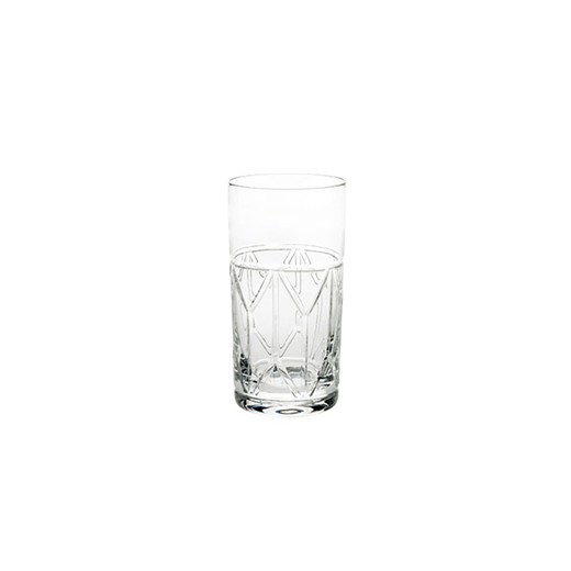 Grand verre à whisky en verre transparent, Ø 7,6 x 14 cm | rue