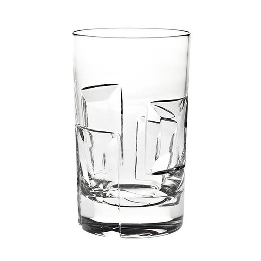 Bicchiere da whisky alto in vetro trasparente, Ø 7,6 x 14,2 cm | Ritratto