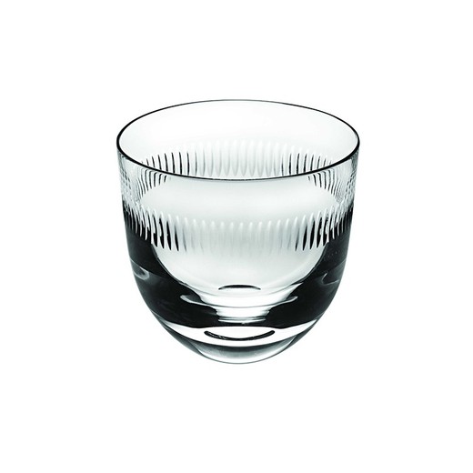 Vaso de whisky bajo de cristal transparente, Ø 10,5 x 9,9 cm | Casino Royal