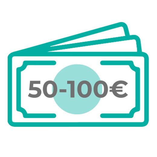 Entre 50€ y 100€