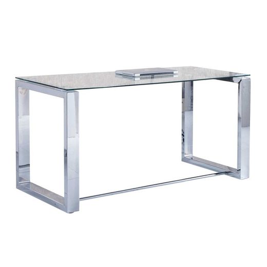 Escritorio de cristal