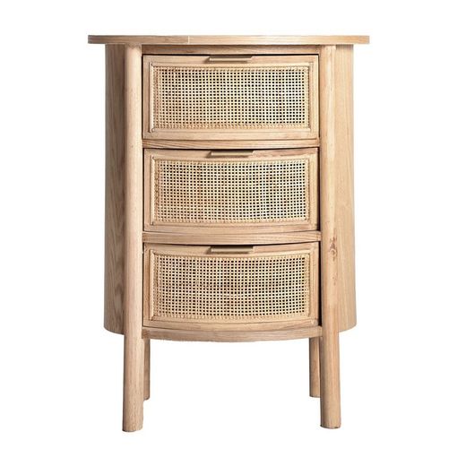 wooden nightstand