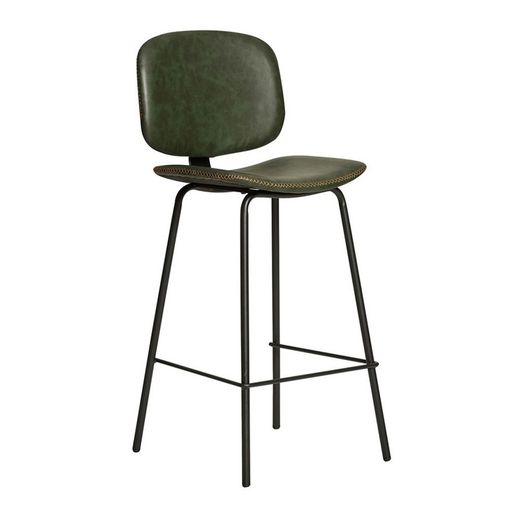 Hög pall med ryggstöd