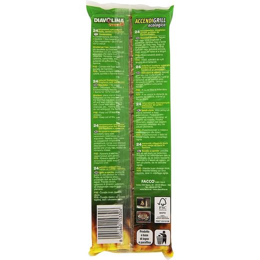 24 wood and wax ignition tablets | diavolina