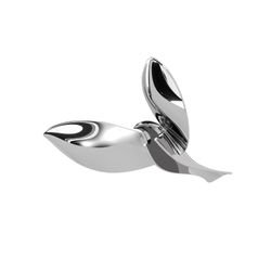 Zinc silver bottle opener, 13 x 13 x 11 cm | Tipsy
