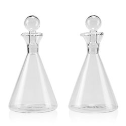 Szklany Olej / Flaszka, 18x9x17,5cm