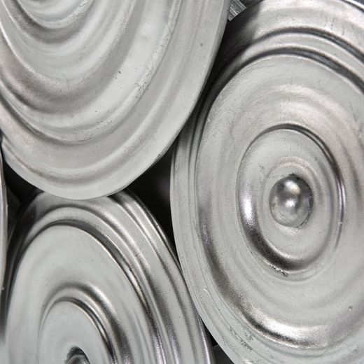 Silver väggdekoration i trä, 120 x 8 x 60 cm | cirklar