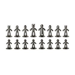 Jeu d'échecs en zinc multicolore, 36 x 36 x 6 cm | Copain