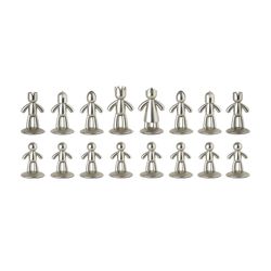 Jeu d'échecs en zinc multicolore, 36 x 36 x 6 cm | Copain