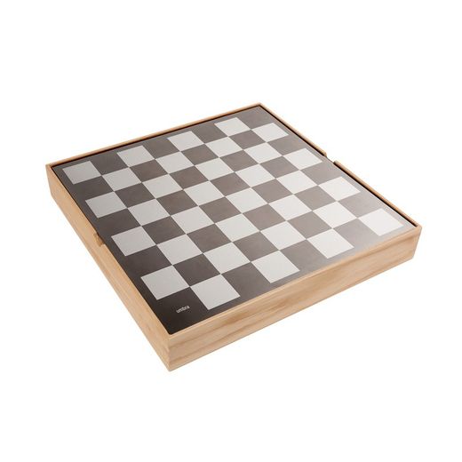 Jeu d'échecs en zinc multicolore, 36 x 36 x 6 cm | Copain