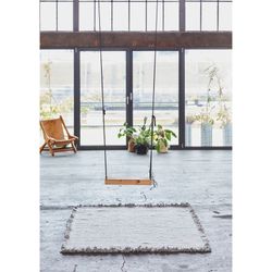 Tapis gris et naturel 100% PET recyclé, 200 x 300 cm