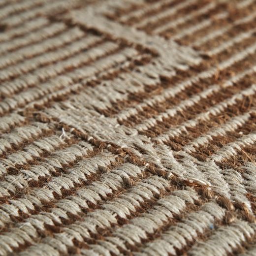 Alaia jute rug in natural, 240 x 350 x 1 cm